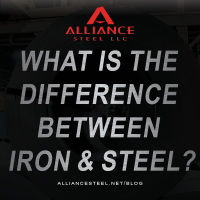 What is the difference between iron and steel?