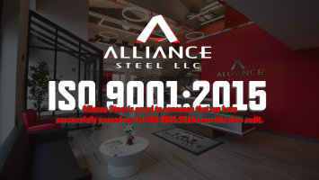Alliance Steel secures ISO 9001:2015 Recertification